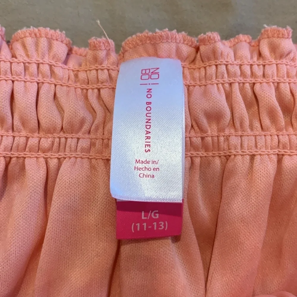 NWOT - No Boundaries Pink Lace Top Size Large (11-13) - Picture 13 of 16